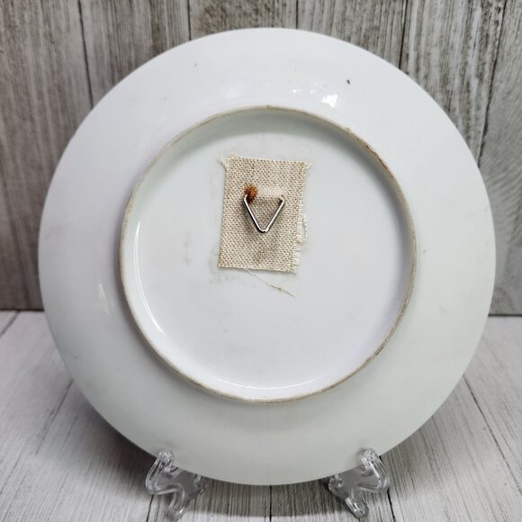 Japanese Imari Porcelain Decorative Plate Wall Plaque 6.25'' Hand Painted - Picture 2 of 3